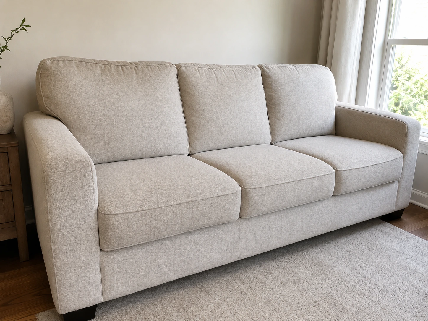 Sillón después del lavado profesional de SIMPLE
