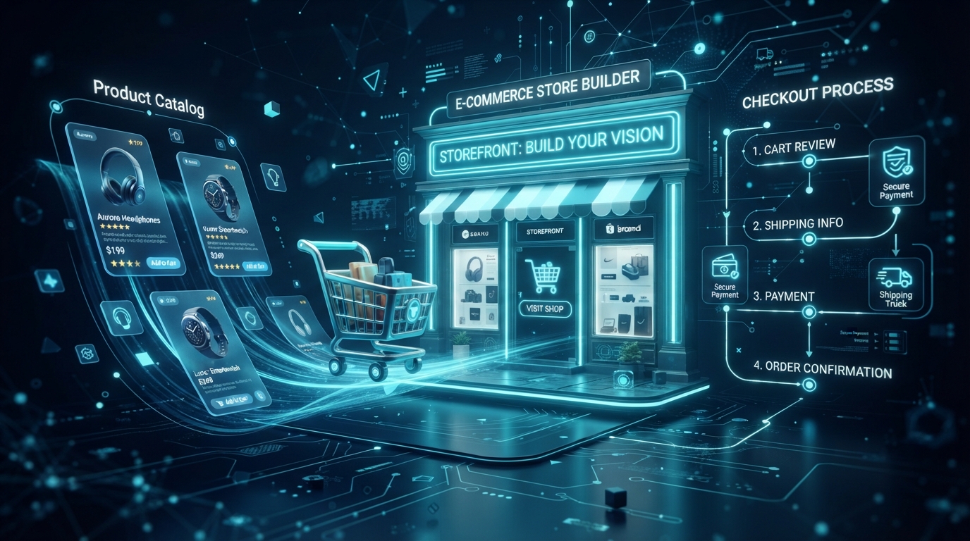 Store Builder & E-Commerce — Aygates Solutions