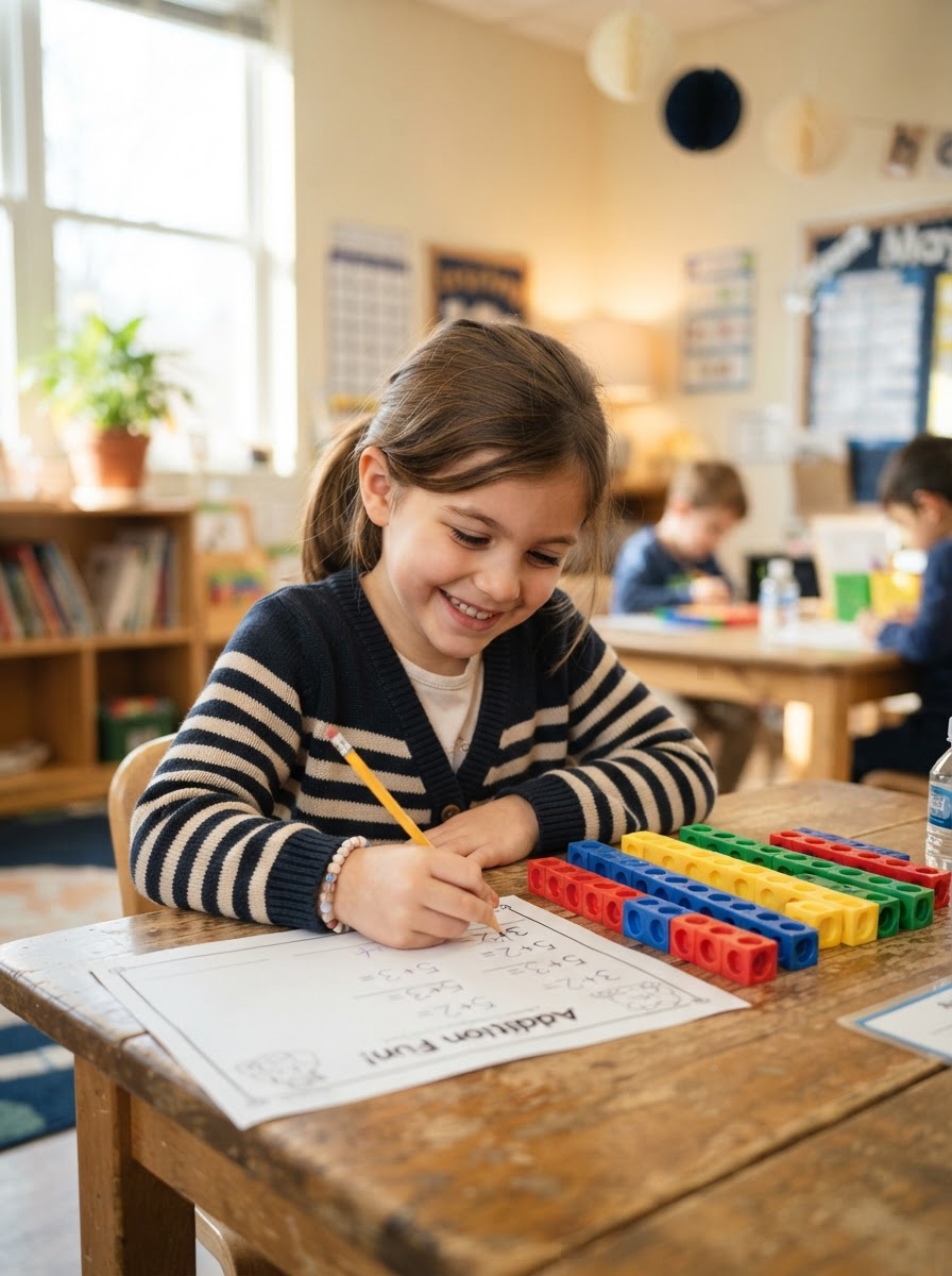 Ages 6–12 student at ScienceVice tutoring