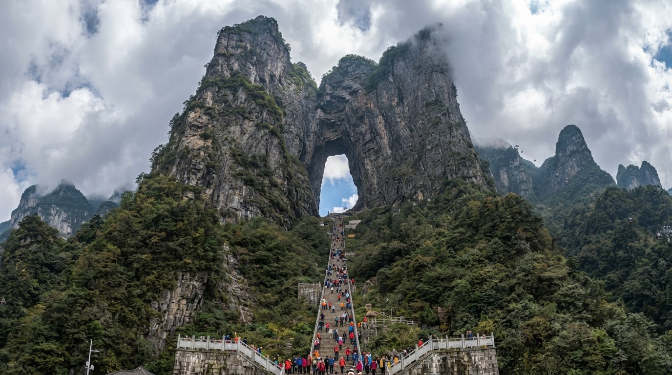 La Montaña Tianmen fue el broche perfecto para unos días en los que China volvió a romper todas nuestras expectativas.