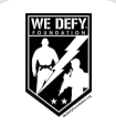 We Defy Foundation logo — Five Peaks Jiu Jitsu approved training facility