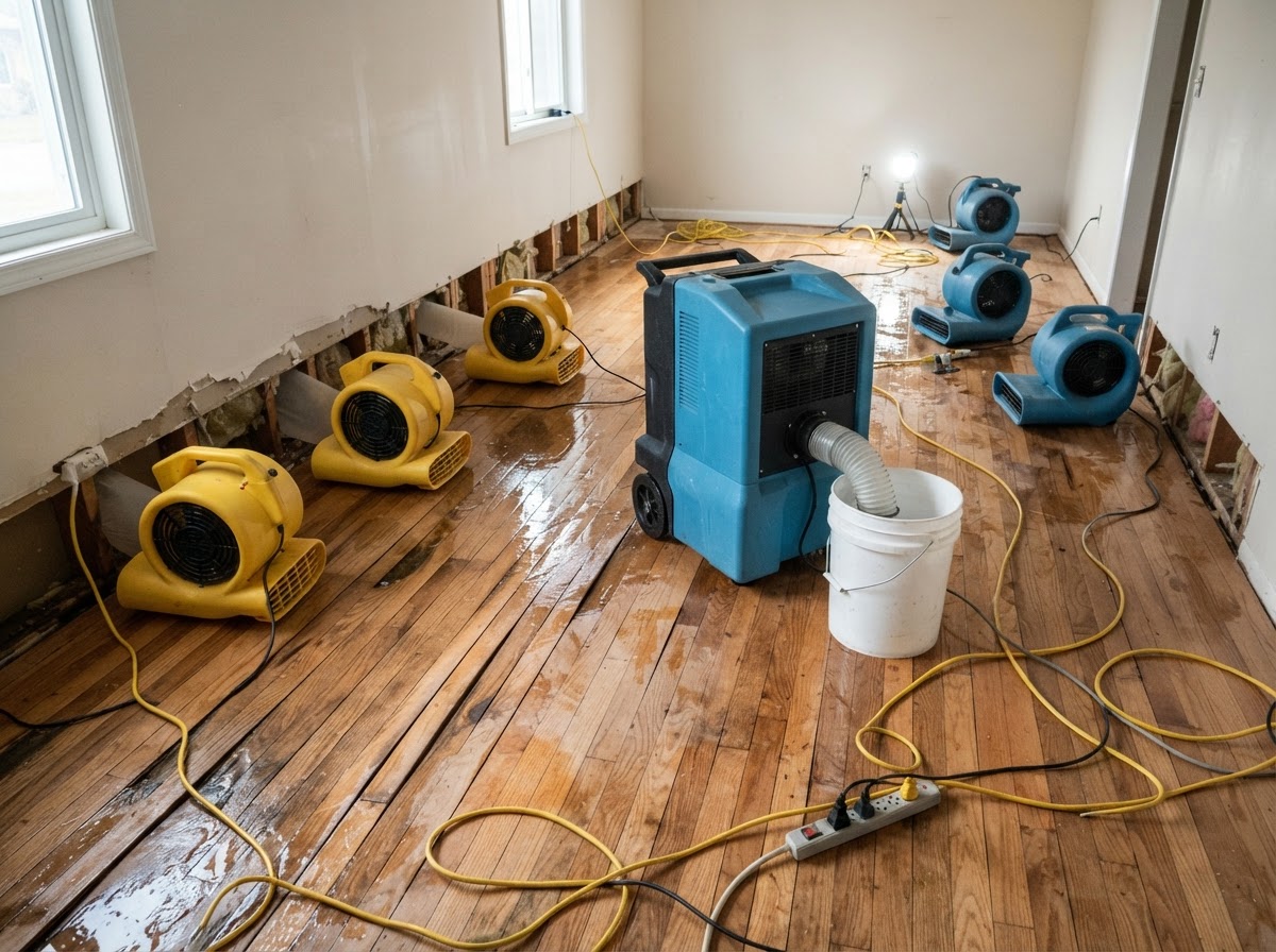 Industrial Drying Equipment On Site
