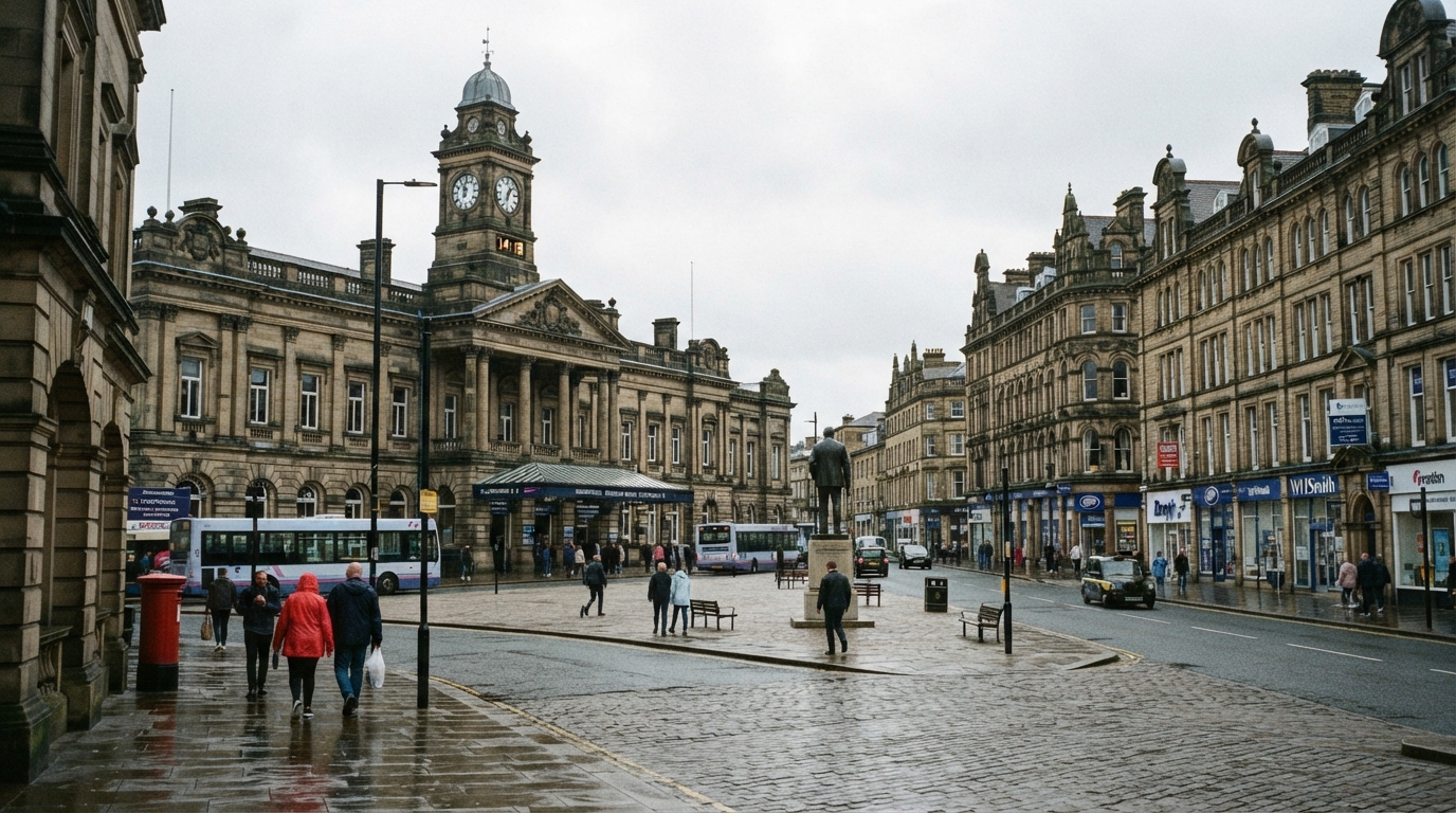 Huddersfield, West Yorkshire — where BD Property Services provides property maintenance and specialist cleaning