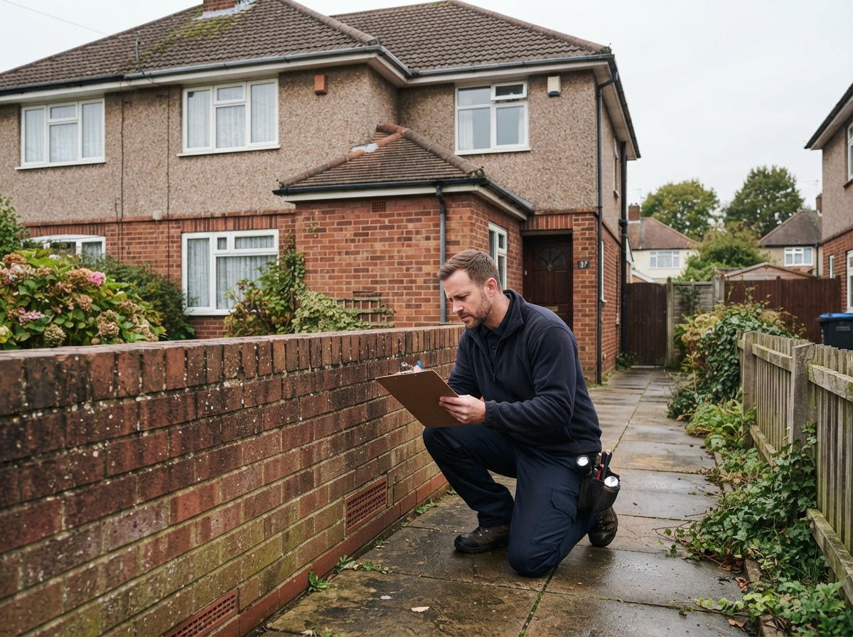 Pest control property inspection by BD Property Services