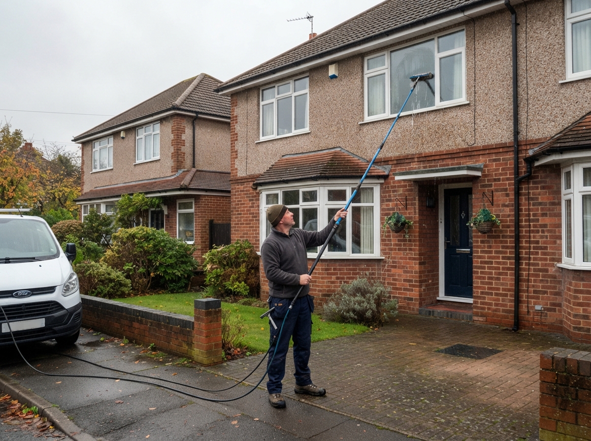 Professional window cleaning by BD Property Services