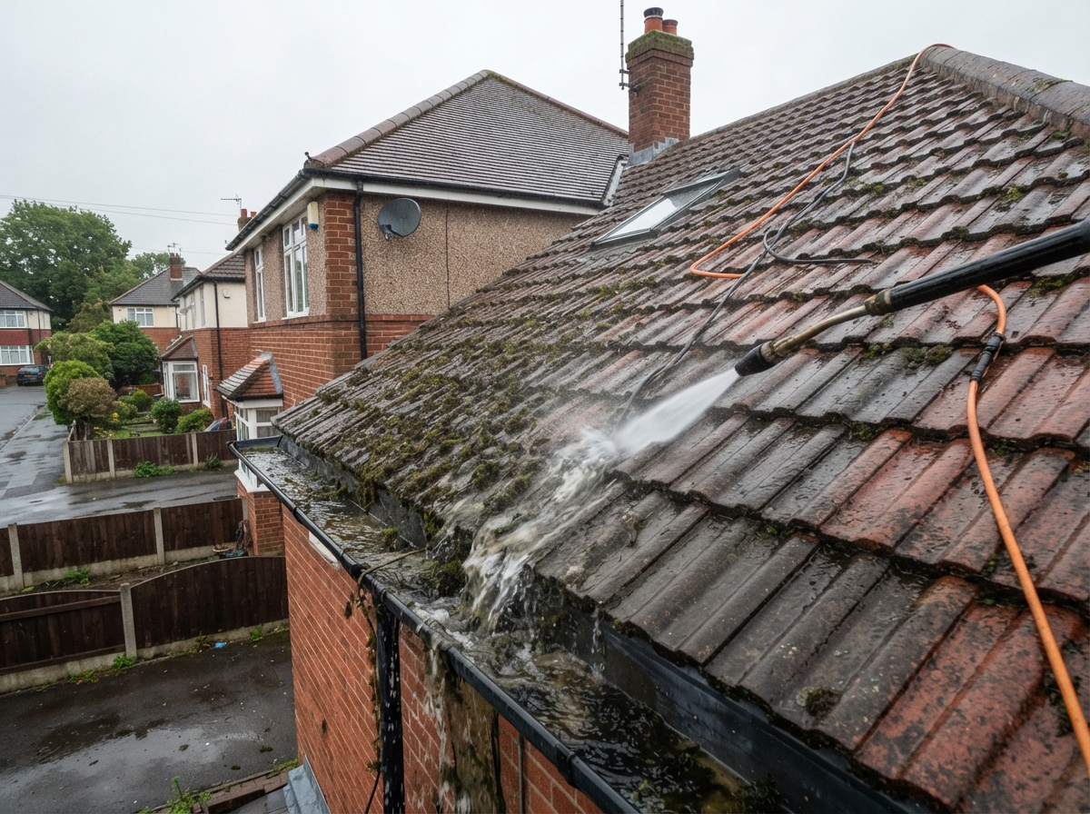Roof cleaning by BD Property Services