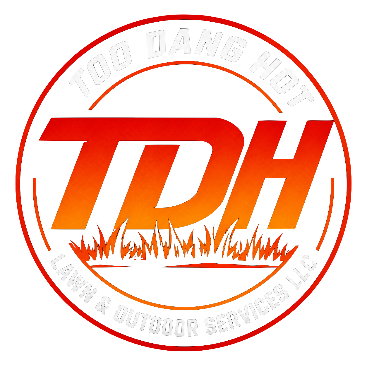 TDH Too Dang Hot Lawn & Outdoor Services logo