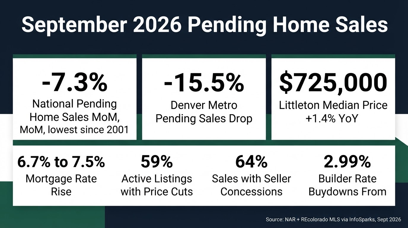 Home Contract Signings Plunged in September: What Denver & Littleton Buyers and Sellers Need to Know