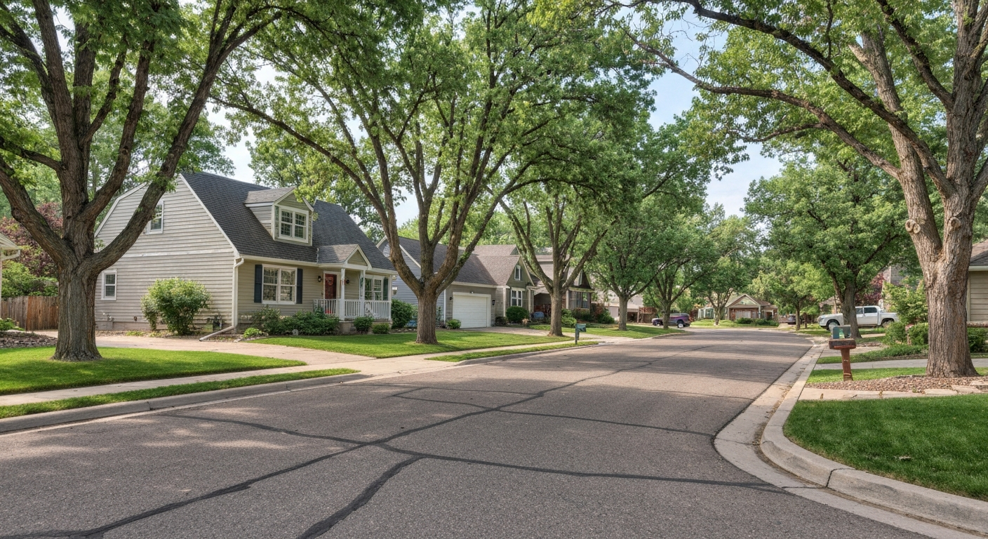 Suburban neighborhood