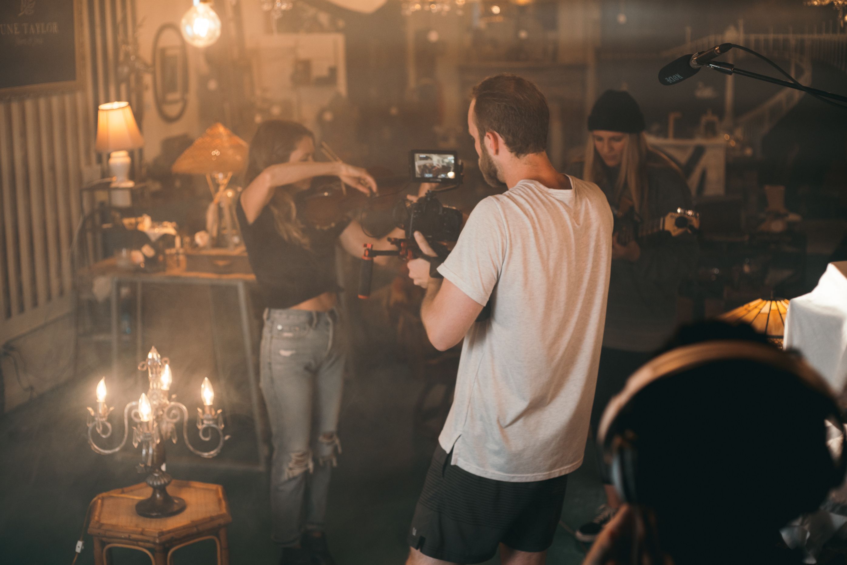 Cinematic brand film production inside a steel fabrication facility