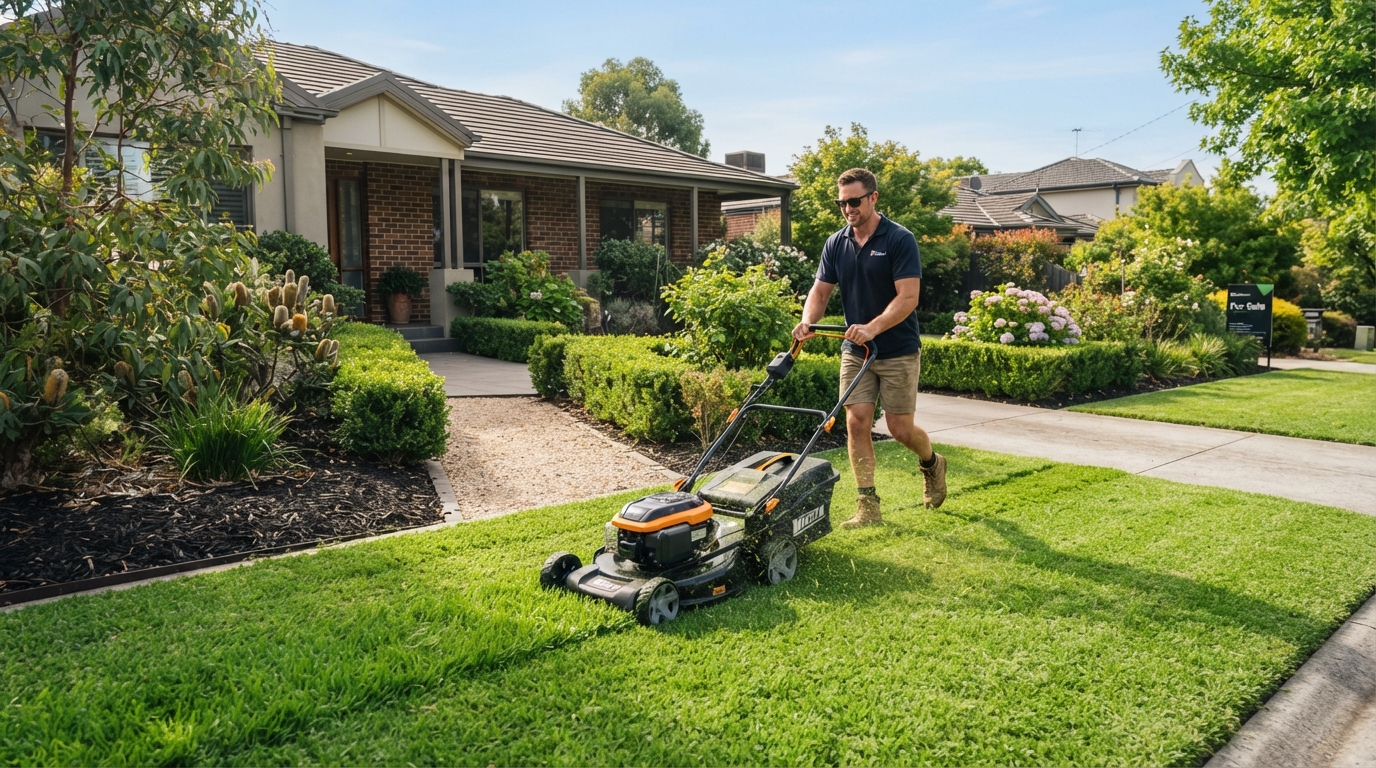 Professional maintenance lawn mowing service in Melbourne's Northern Suburbs