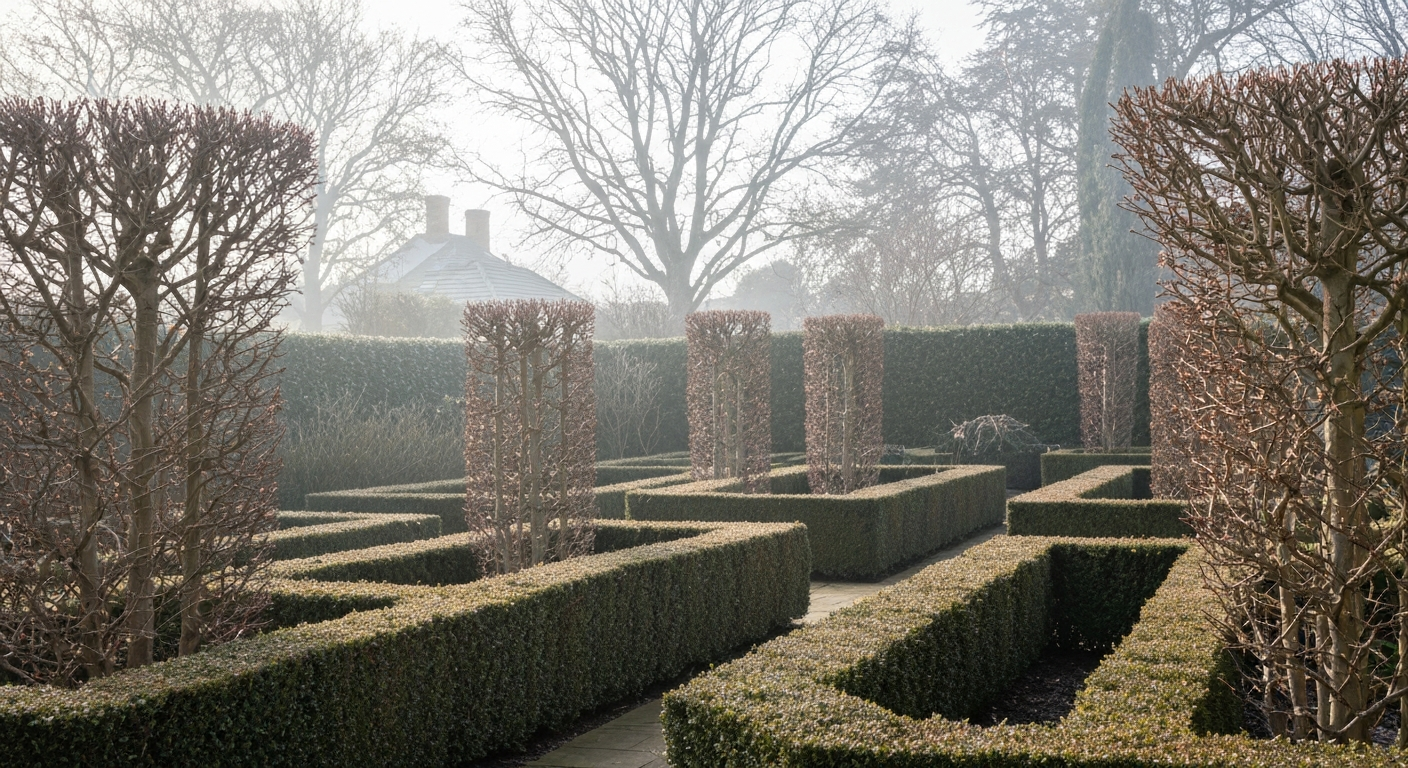 Winter garden pruning and maintenance