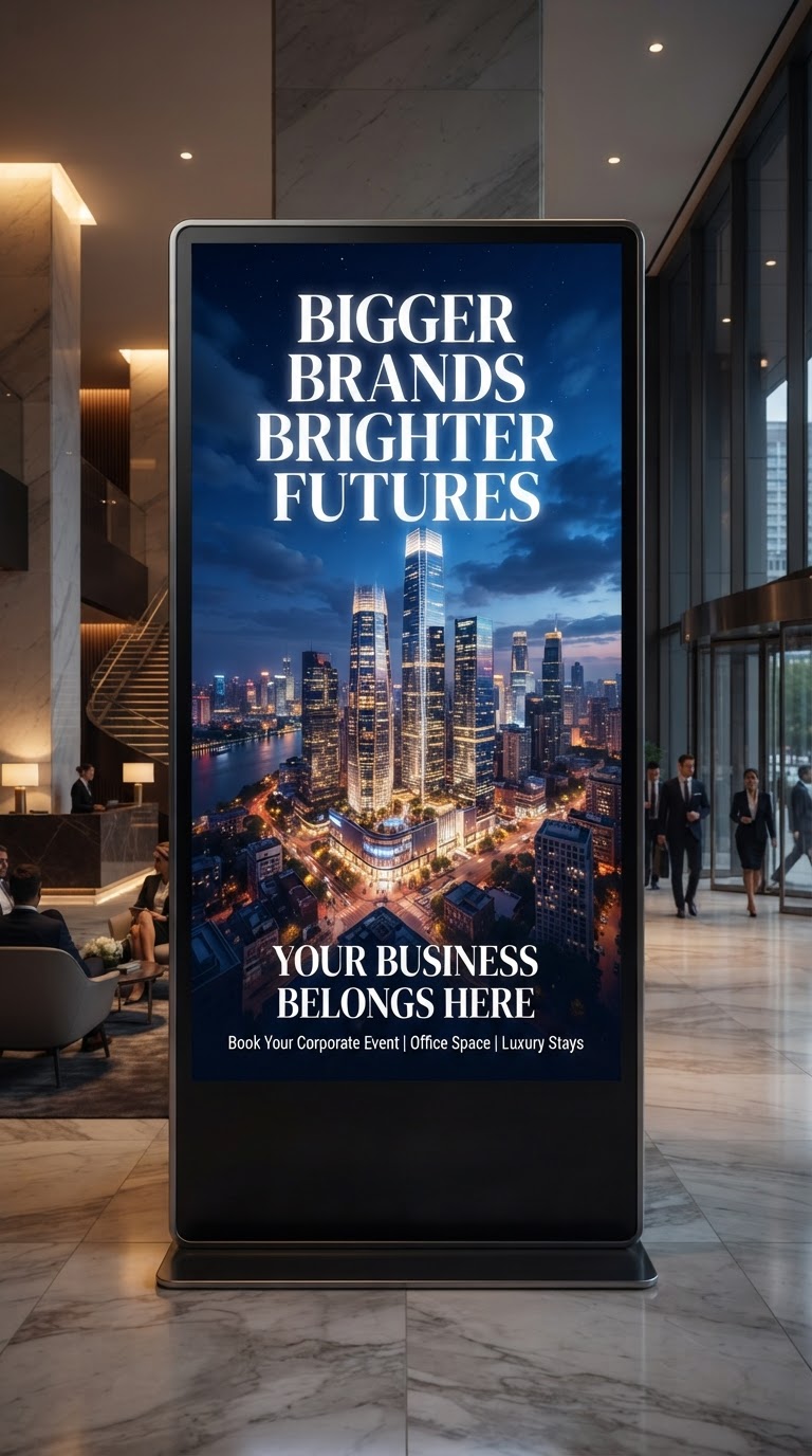 Hotels, Gyms & Lobbies screen display 1