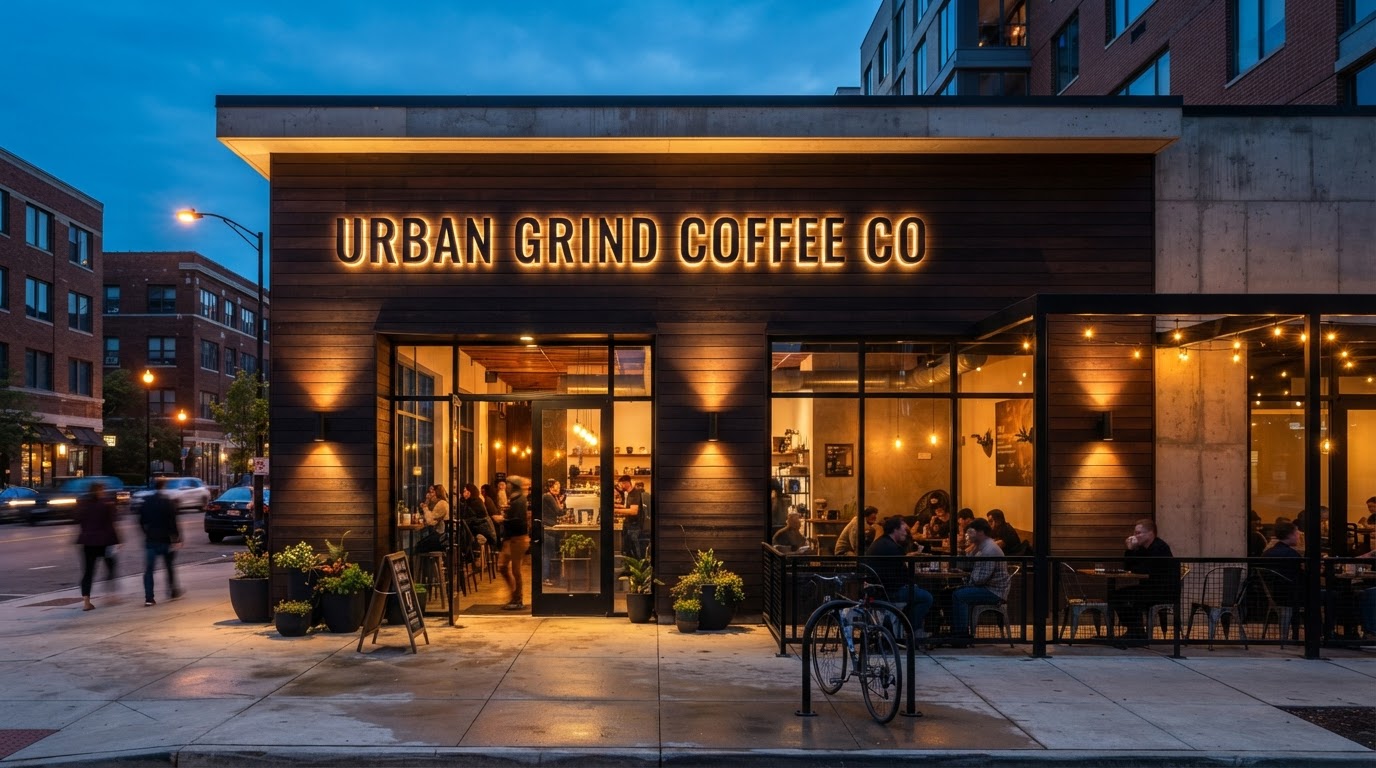 Urban Grind Coffee Co - Permanent Signage
