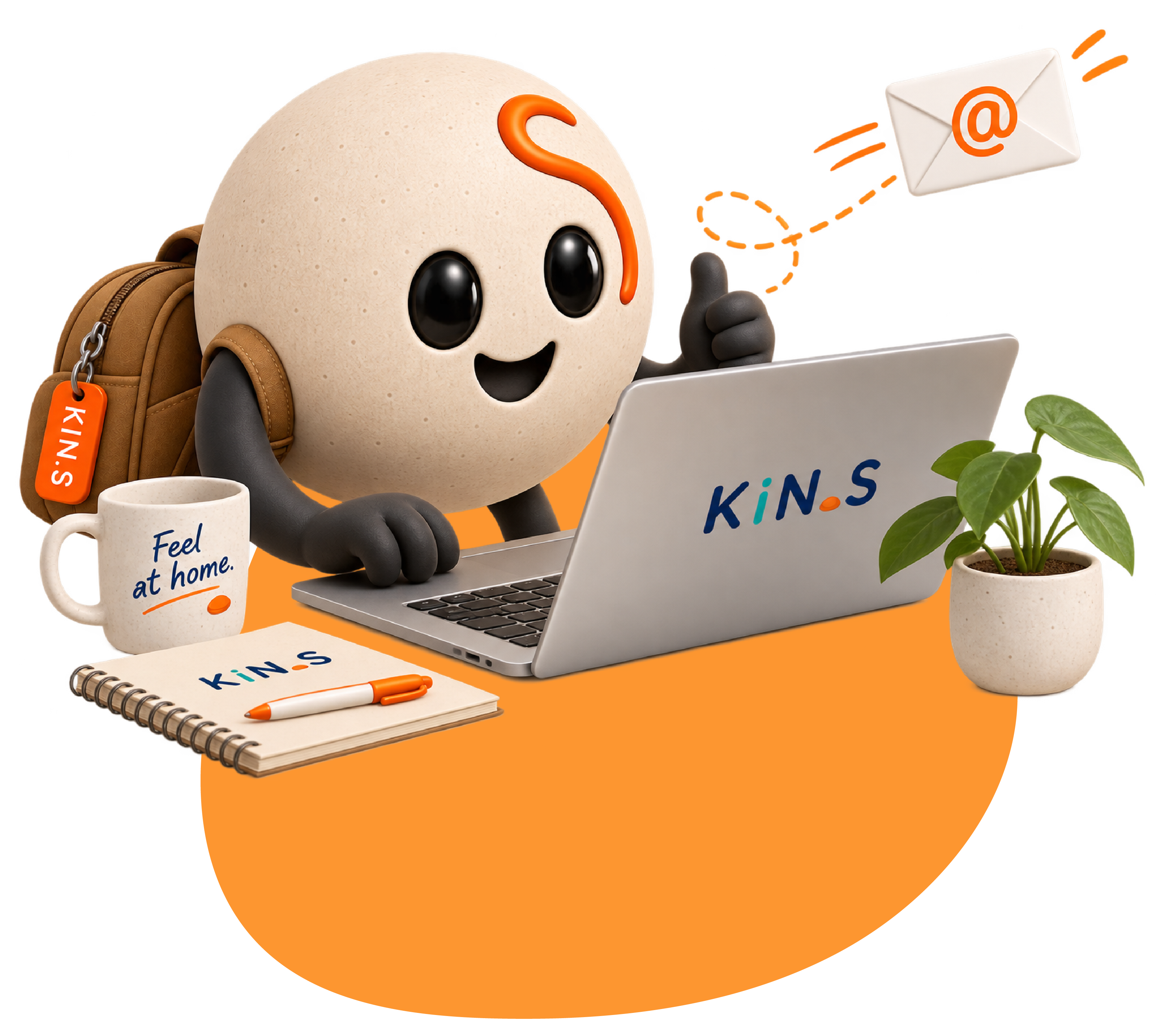 KIN.S Mascot