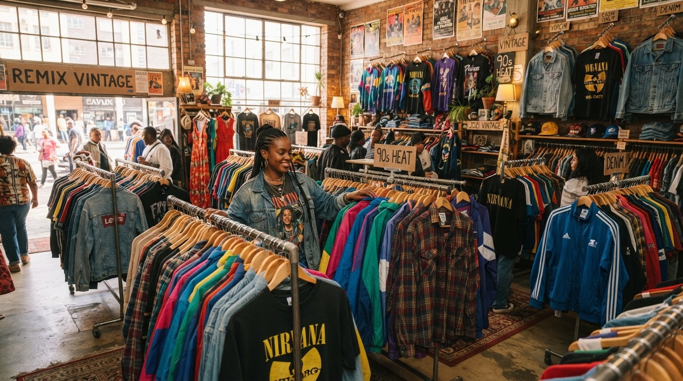 Florida Thrift Store interior and vintage collection in Johannesburg