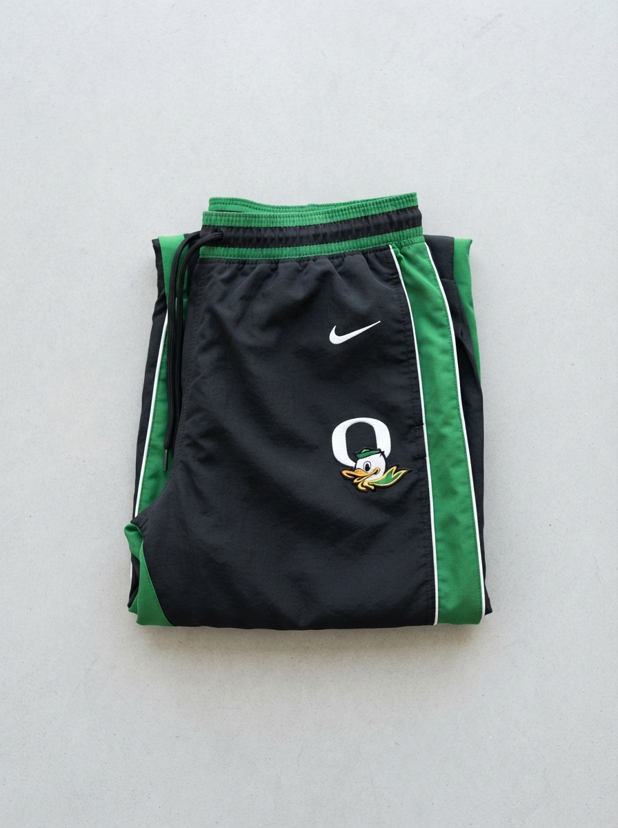 Black & Green Nike Oregon Ducks Woven Track Pants