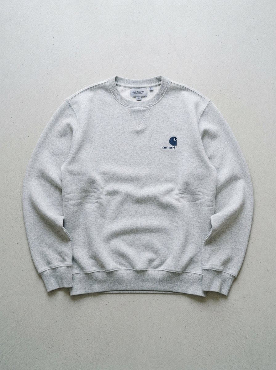 Ash Heather Carhartt WIP Knowledge Sweatshirt