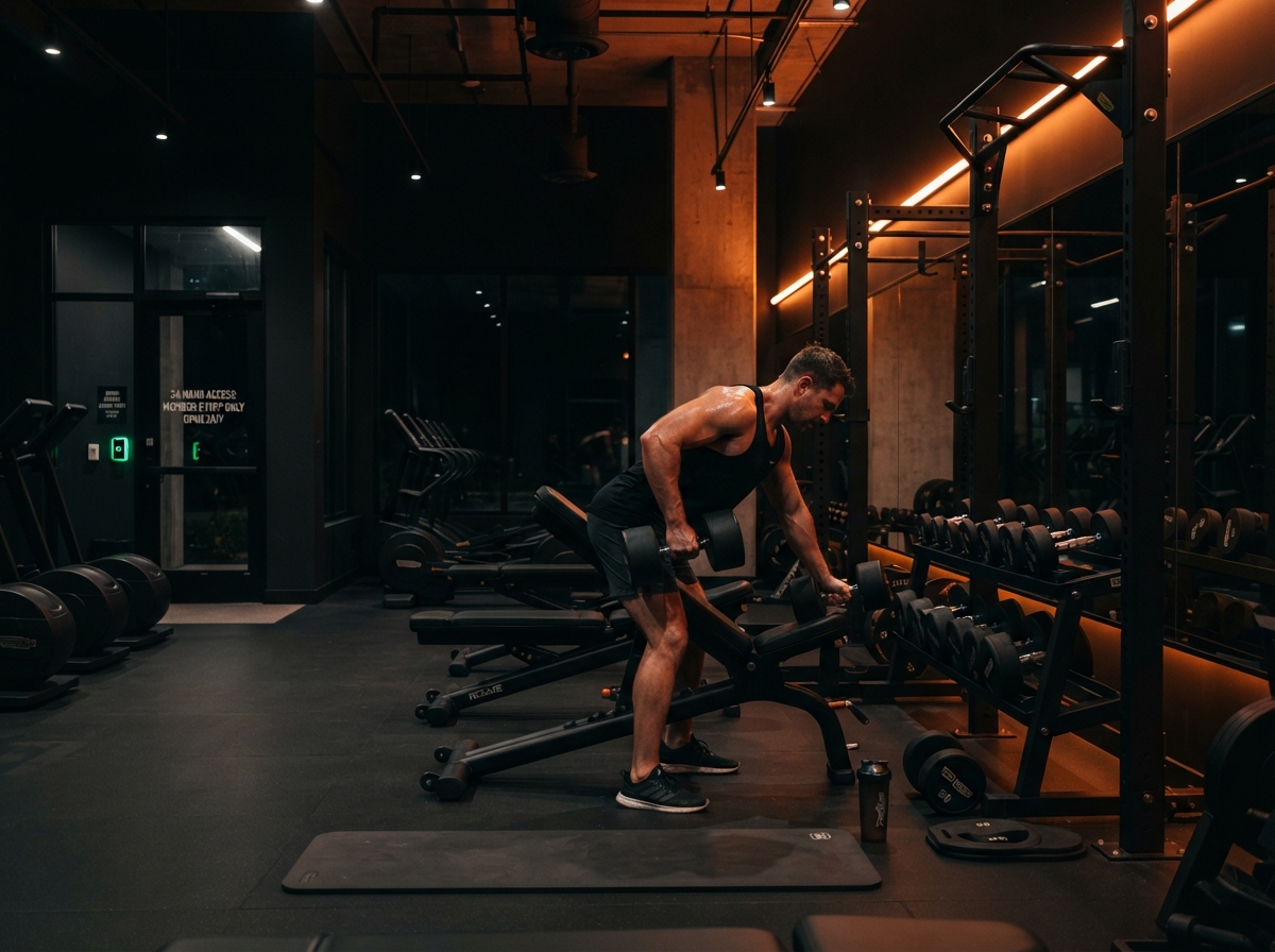 24-Hour Access Gyms training environment