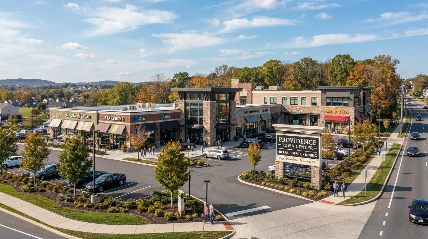 Office and retail properties in Upper Providence Township near Royersford