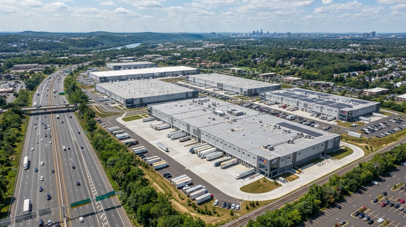 Industrial and flex properties along the Route 309 corridor in Hatfield Township near Hatfield Borough