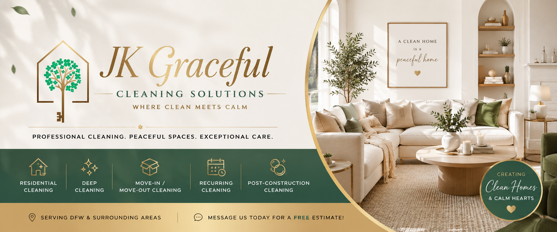JK Graceful Cleaning Solutions logo