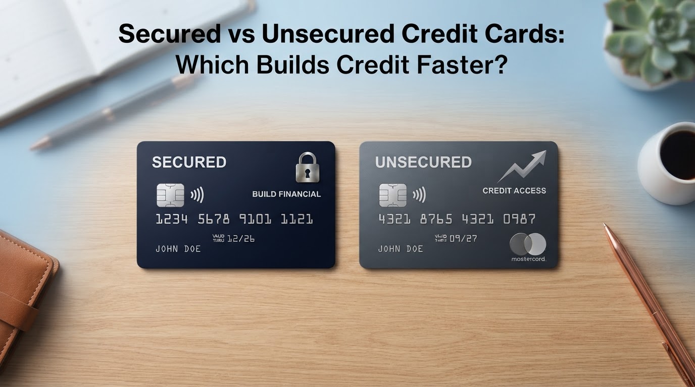 Secured vs Unsecured Credit Cards: Which Builds Credit Faster?