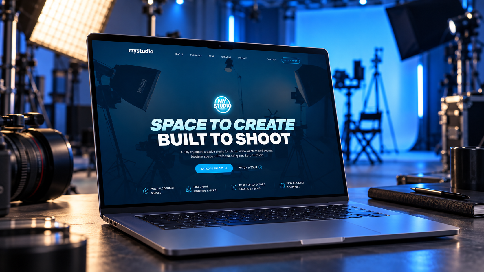 MyStudio — Creative Studio Website Revamp