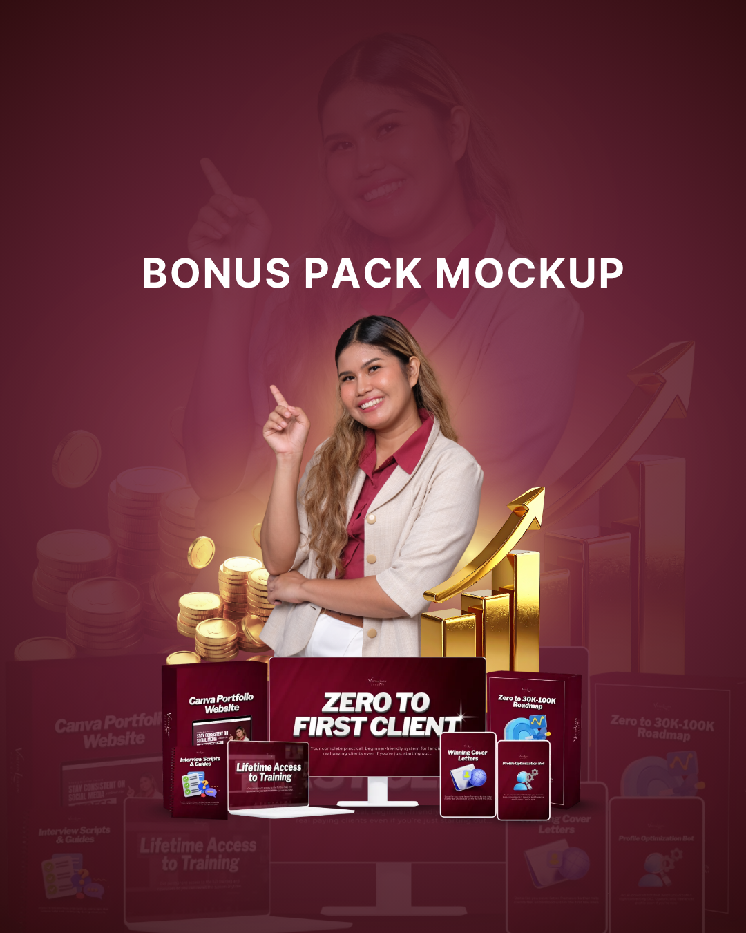 Bonus Pack Mockup & Offer Stacking