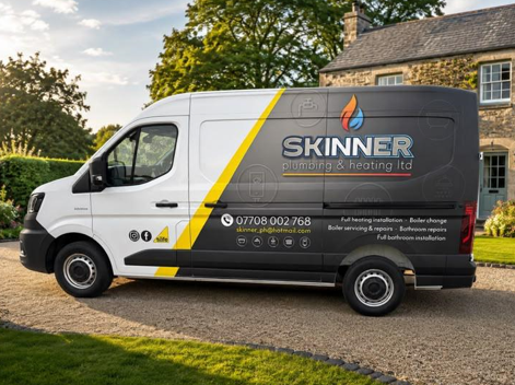 Skinner Plumbing & Heating Ltd company van