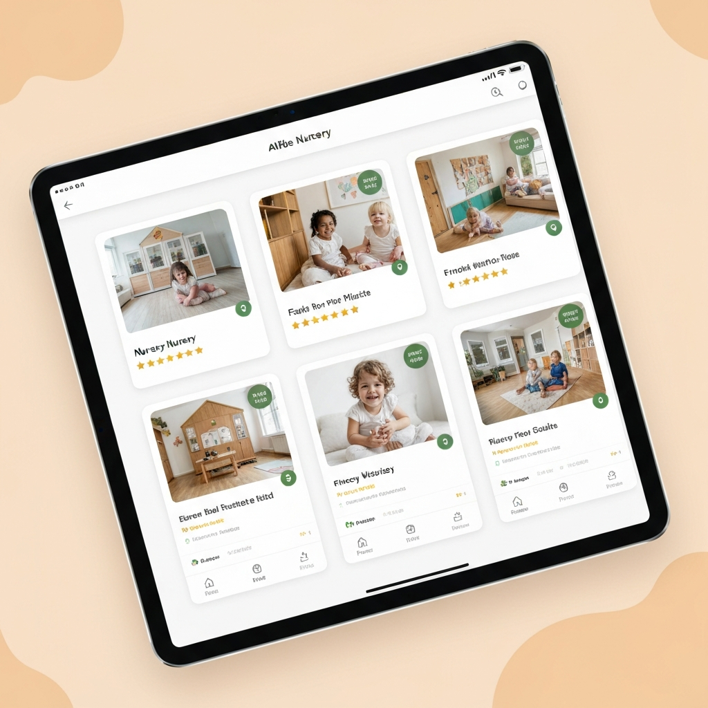 AI-powered nursery discovery and comparison tool