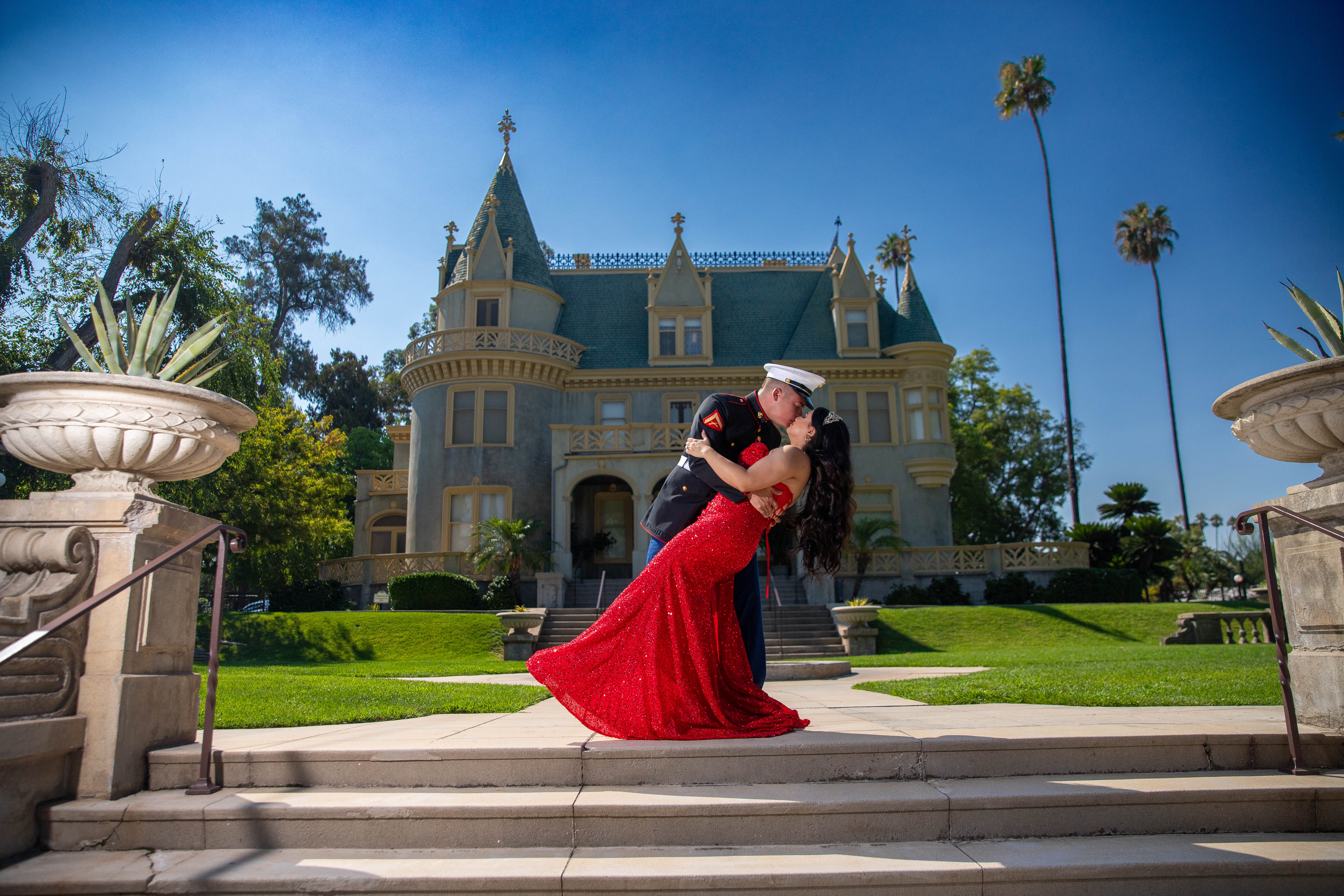 Military Wedding Romance at Historic Estate