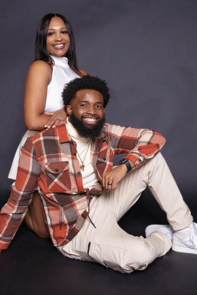 Couple In-Home Studio Portrait Session