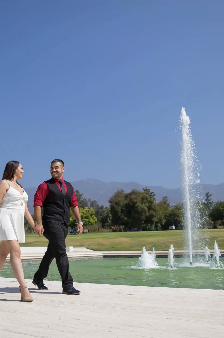 Fountain Park Engagement Walk