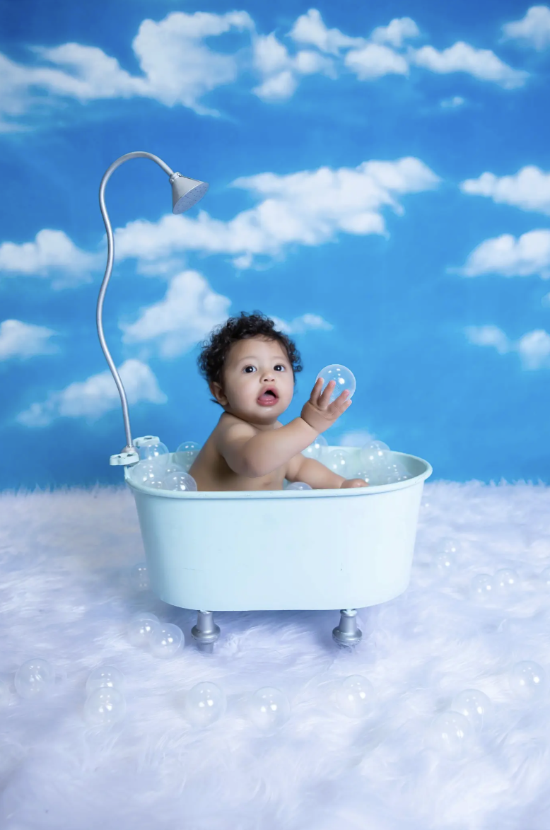 Playful Cloud & Bubble Bath Shoot