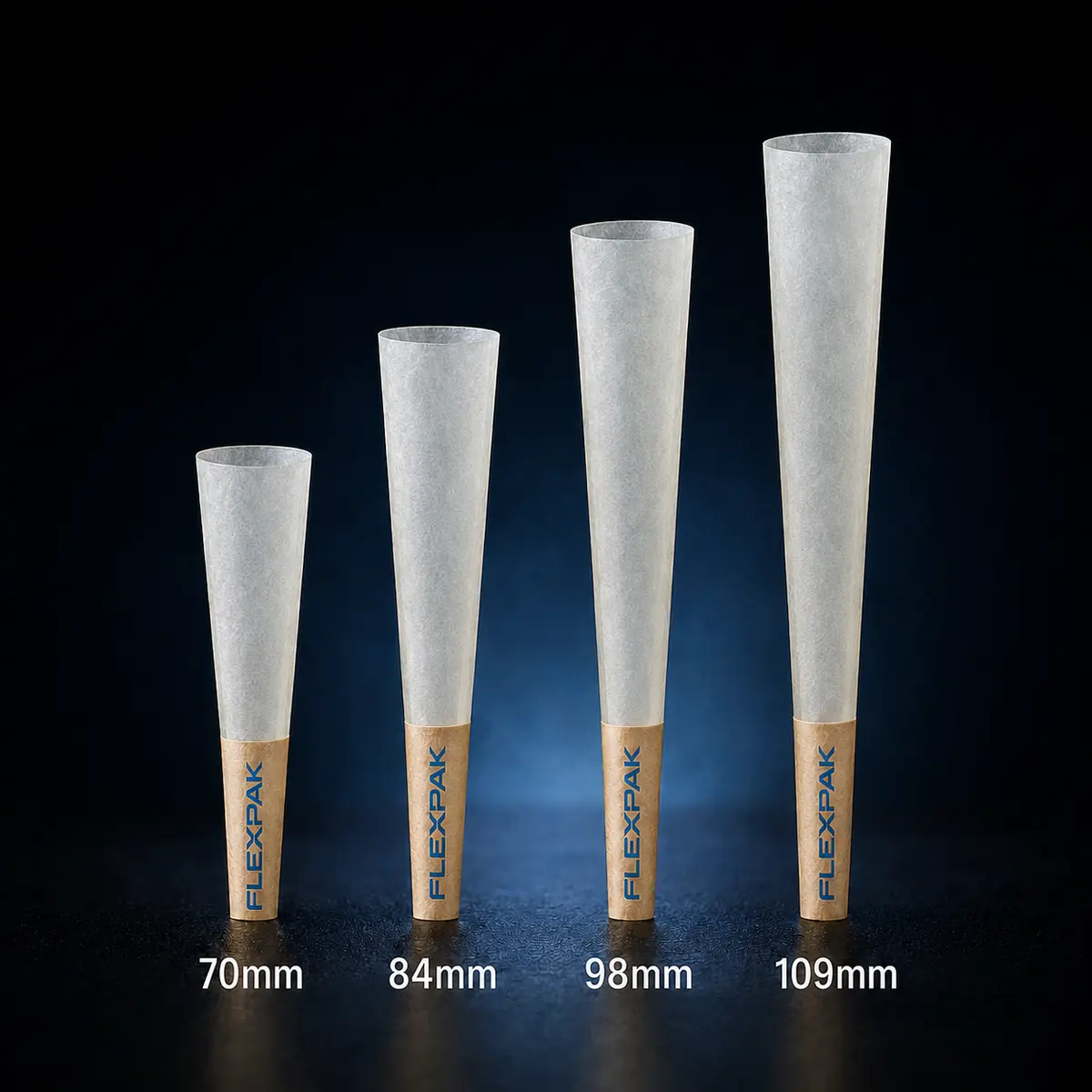 FlexPak premium pre-roll cones