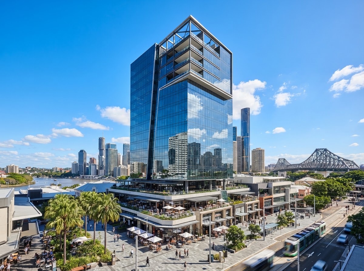 Modern commercial office building in Brisbane