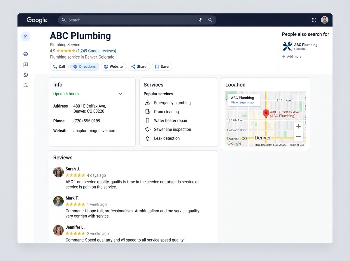 Your Google Profile, Actually Managed preview