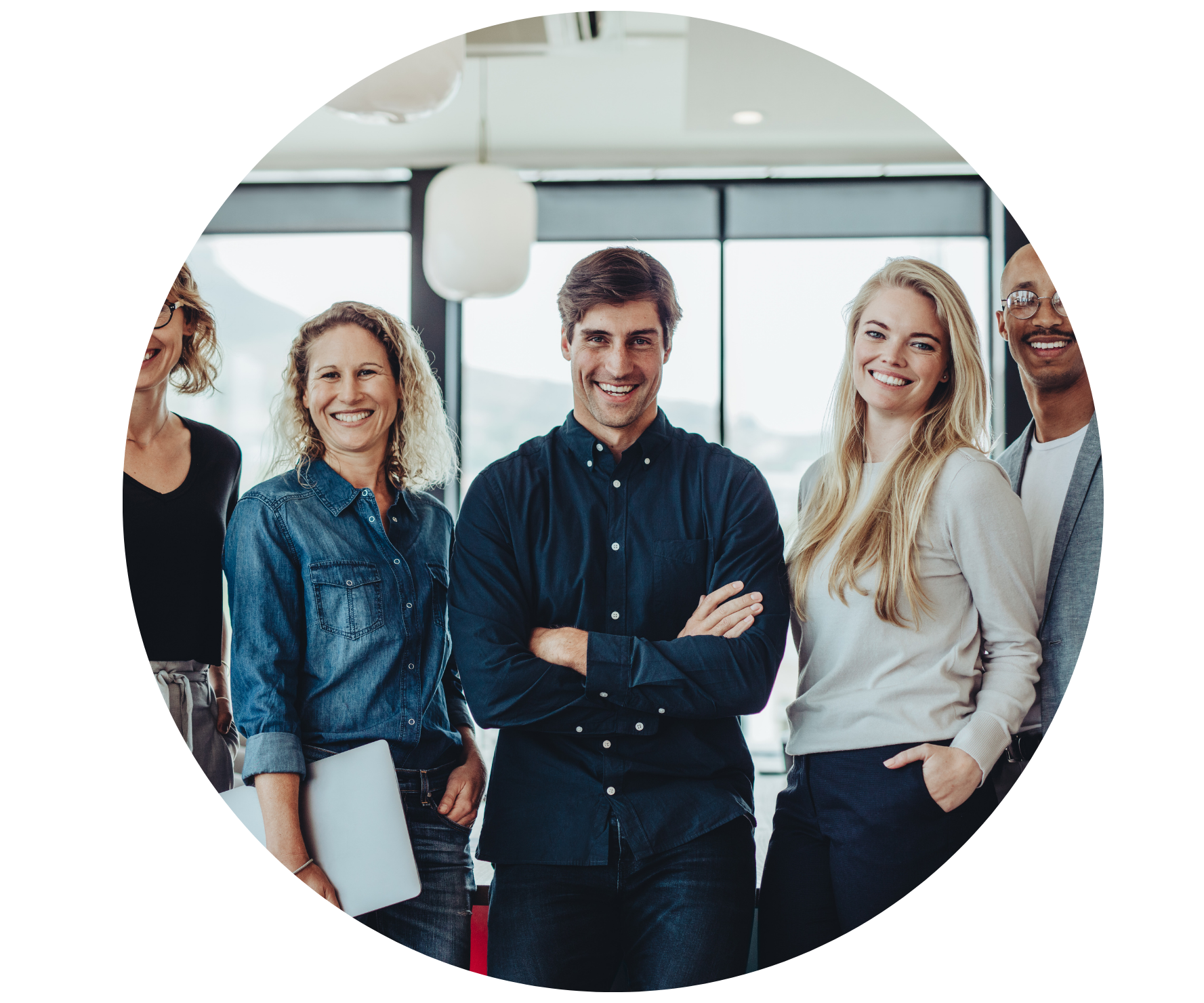 The SiteSmartly account management team, ready to help contractors by text, email, or call