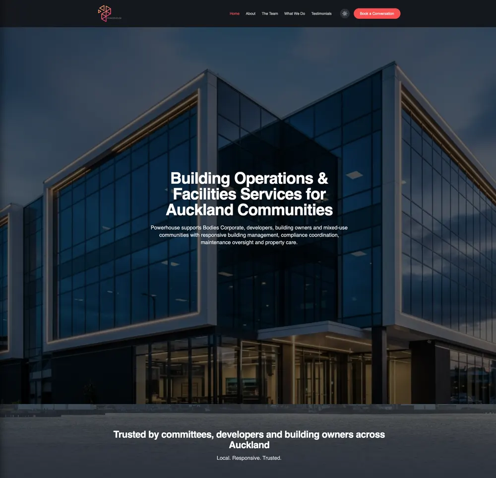 Powerhouse Management rebuild after transformation