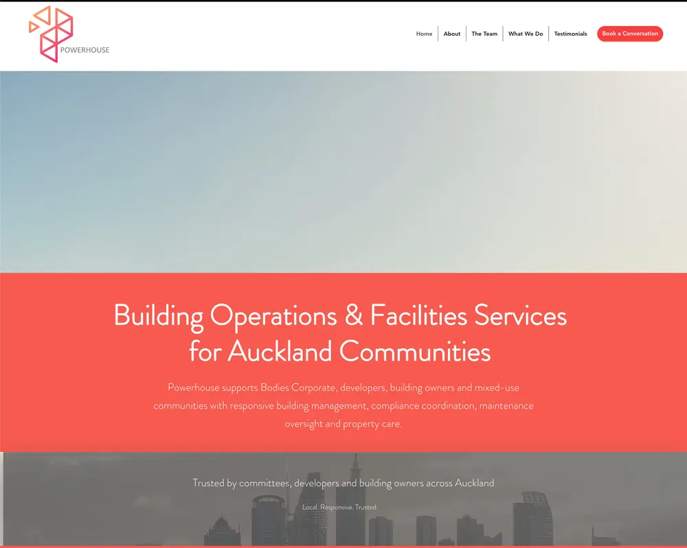 Powerhouse Management original site before rebuild