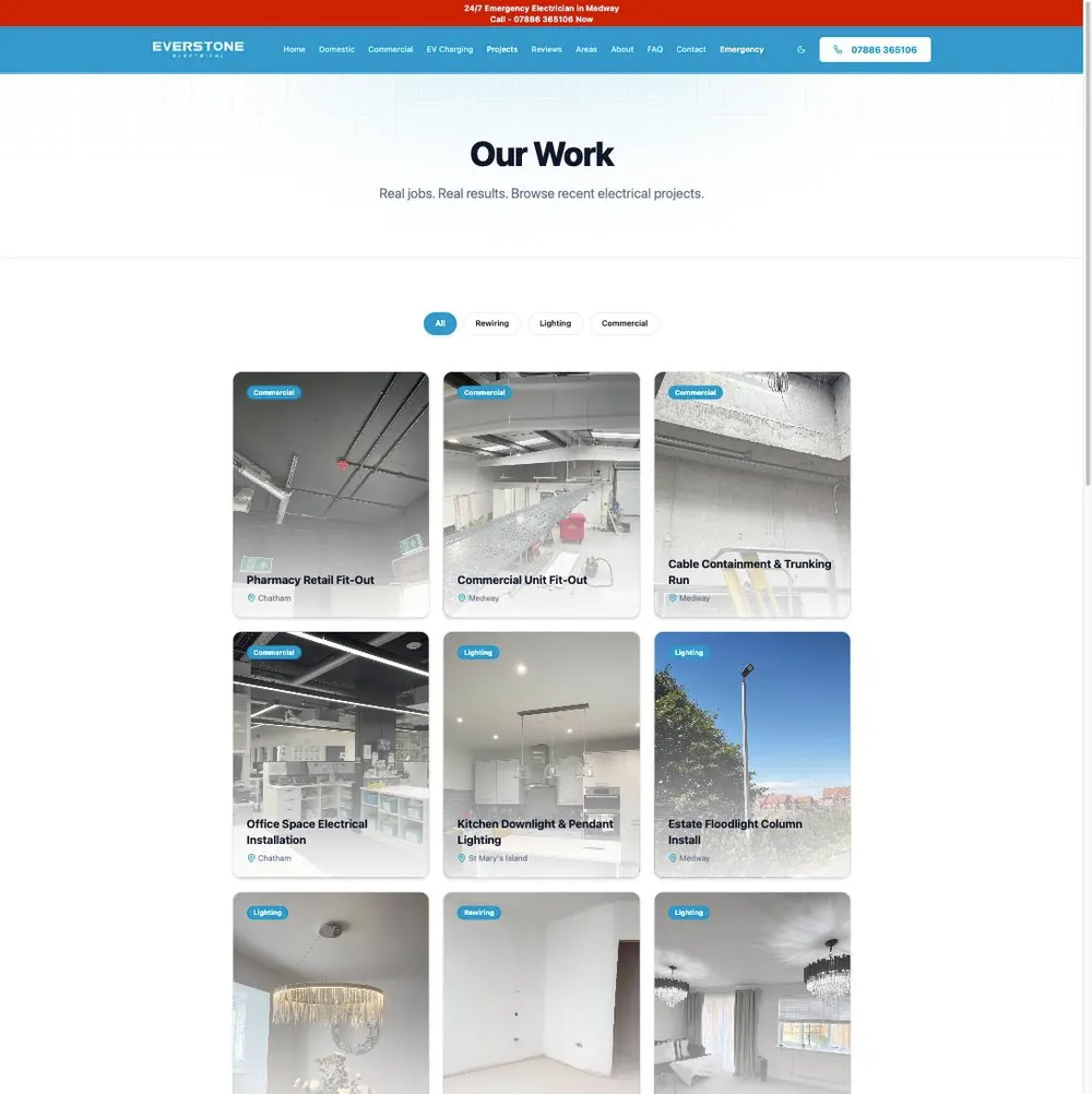 Everstone Electrical Our Work Gallery