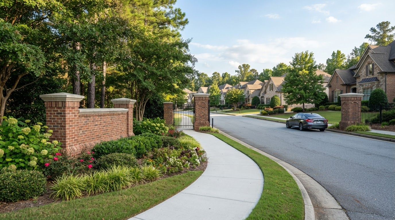 Professional HOA pressure washing service in Cumming GA