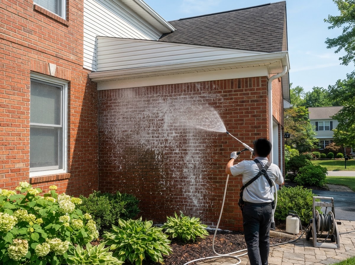 Professional soft washing in Cumming GA