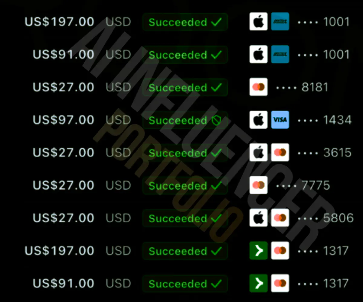 Stripe Succeeded Transactions Stream