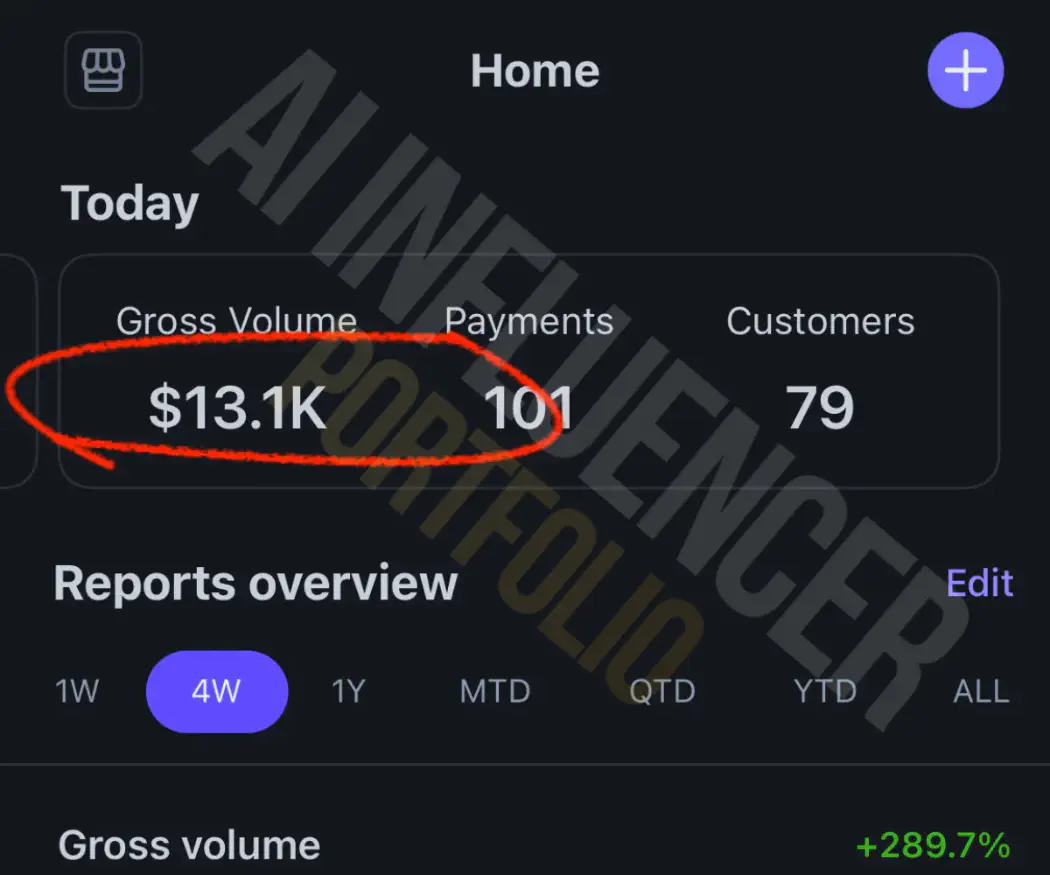 Stripe Proof $13.1K