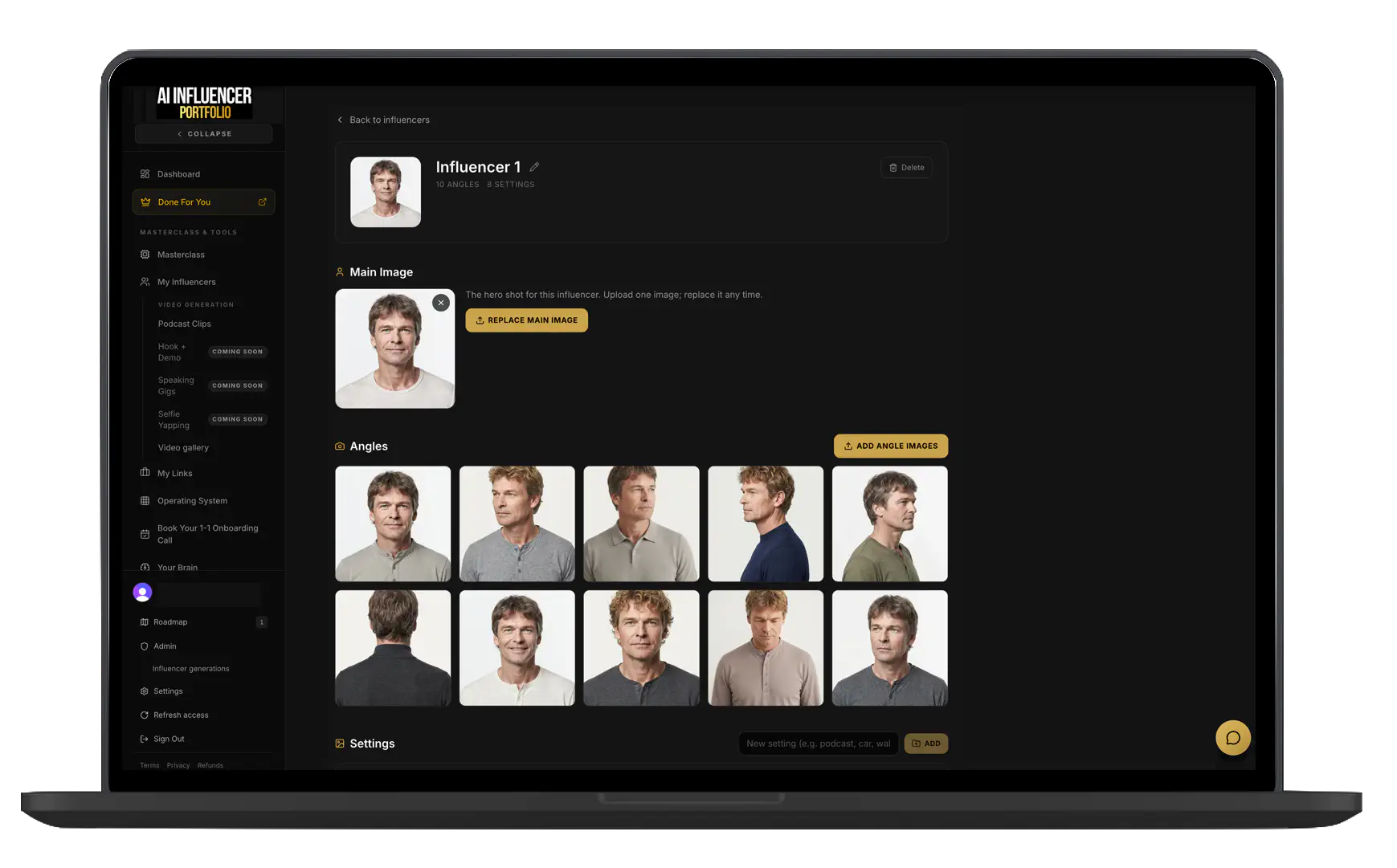 We Build Your AI Influencer