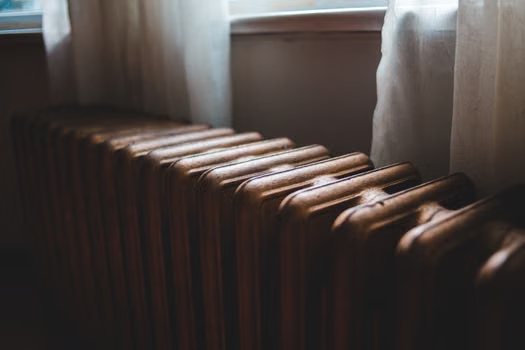 Home heating radiator and system heating elements