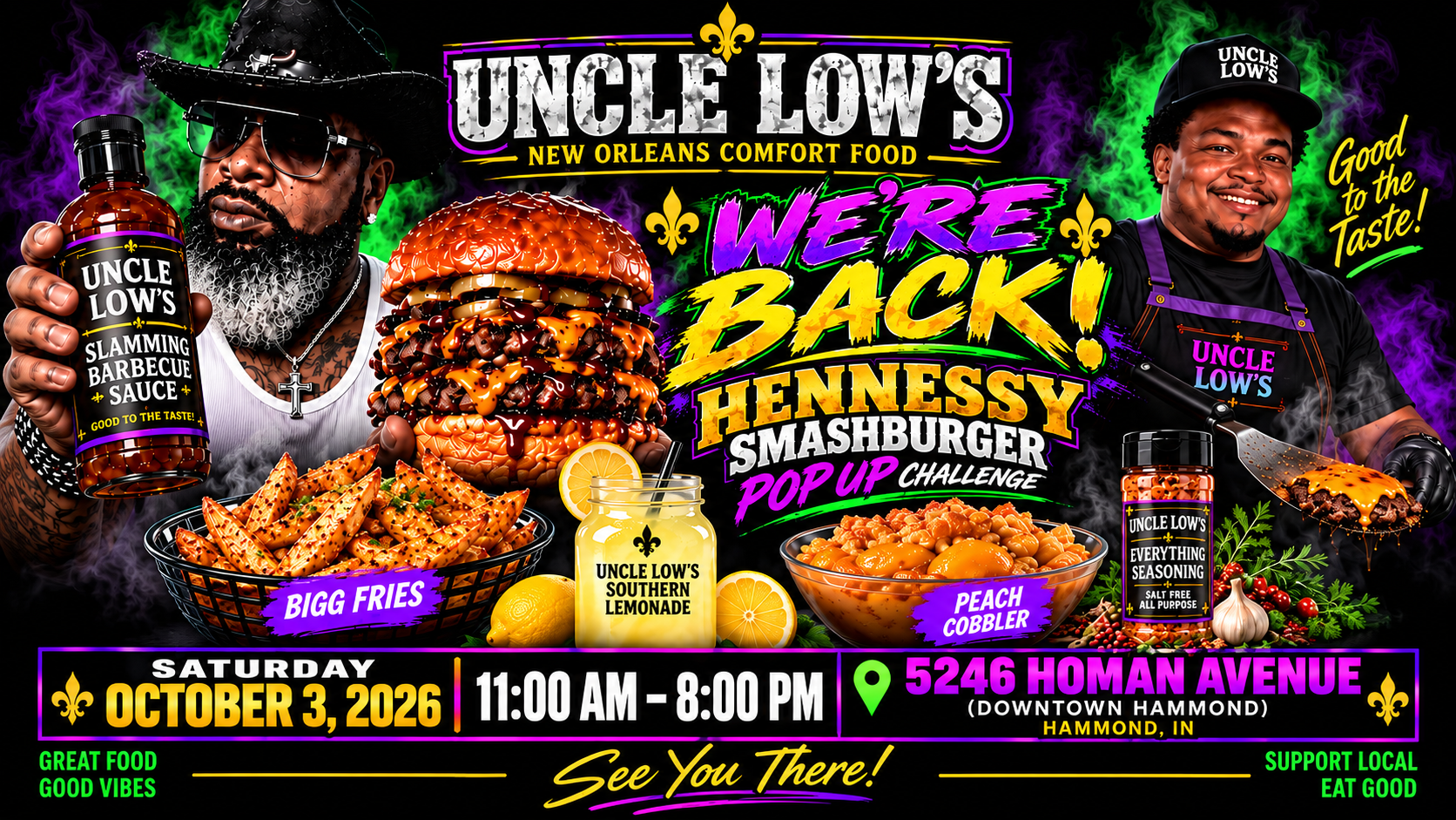 Uncle Low's pop-up food event