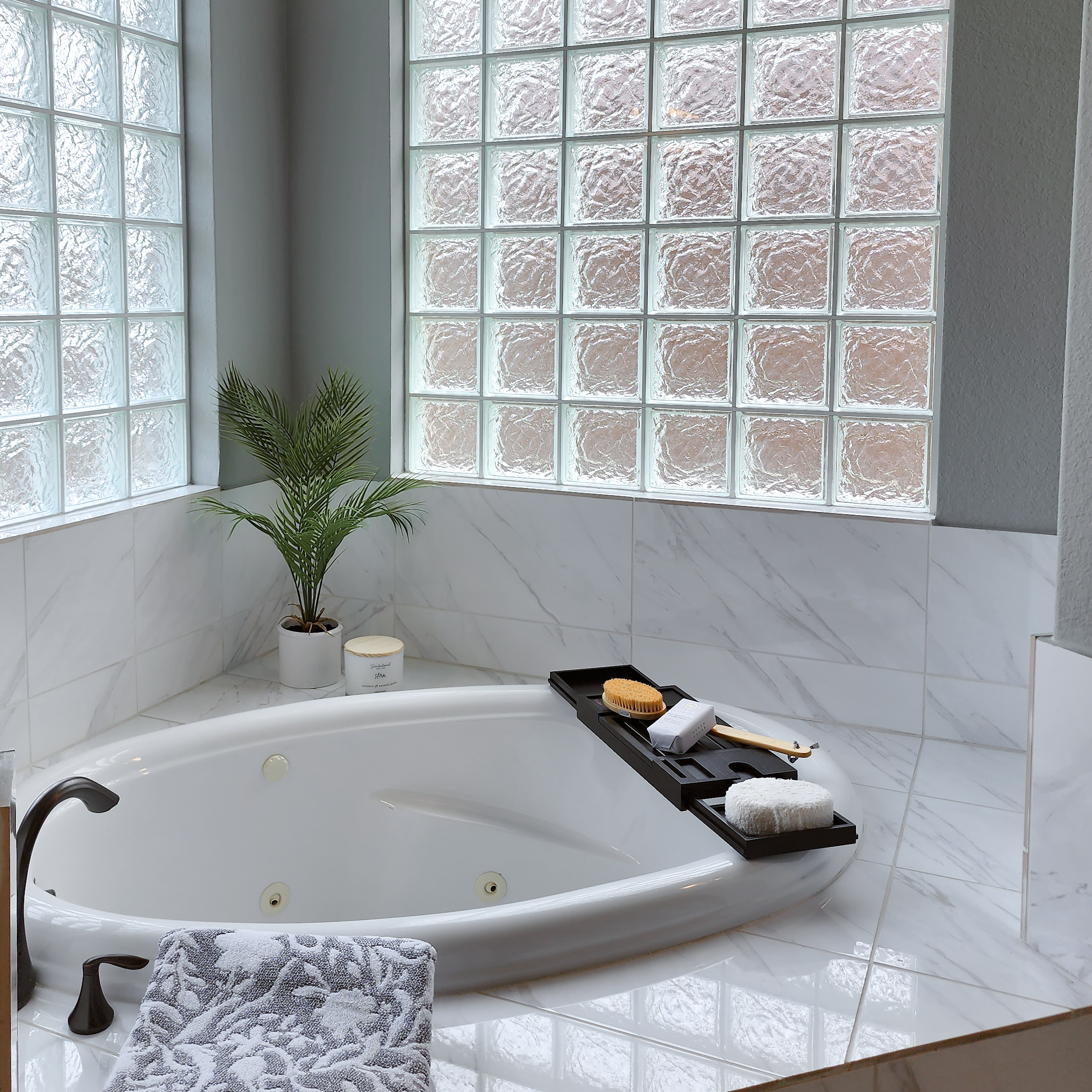 Staged interior detail